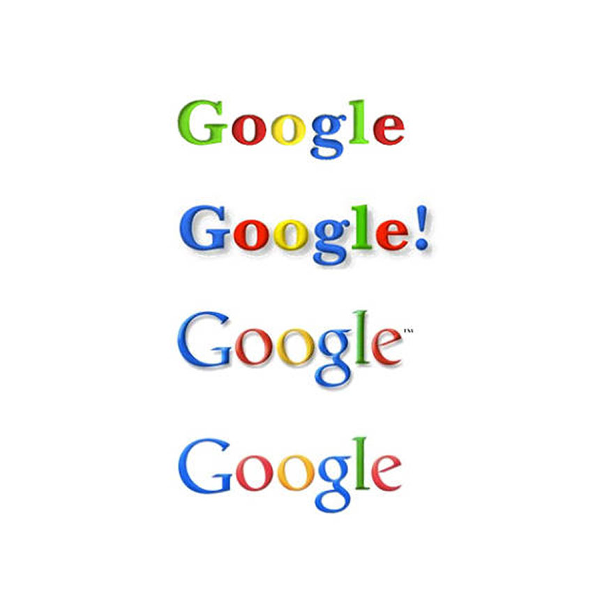 evolution of google logo
