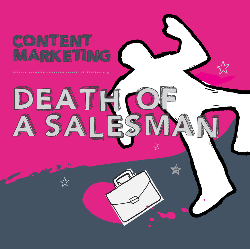 content marketing agency death of a salesman icon