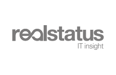 b2b marketing agency real status logo